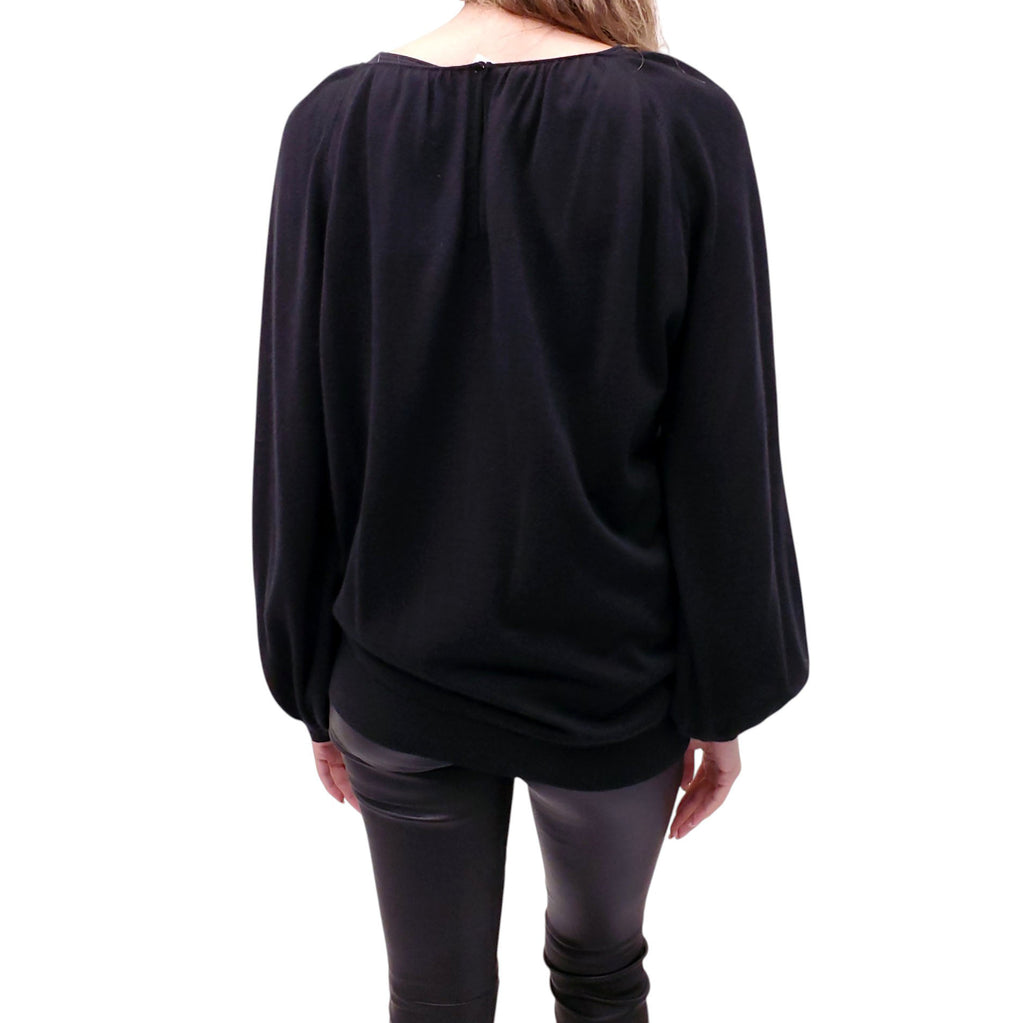 TOM FORD BLACK SWEATER - SIZE S
