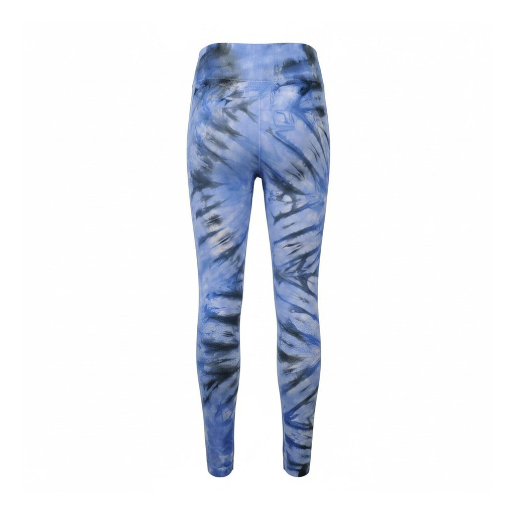 TORY SPORT BLUE TIE-DYE LEGGINGS - SIZE XS