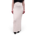 TOTEME CREAM RIBBED MAXI SKIRT - SIZE M