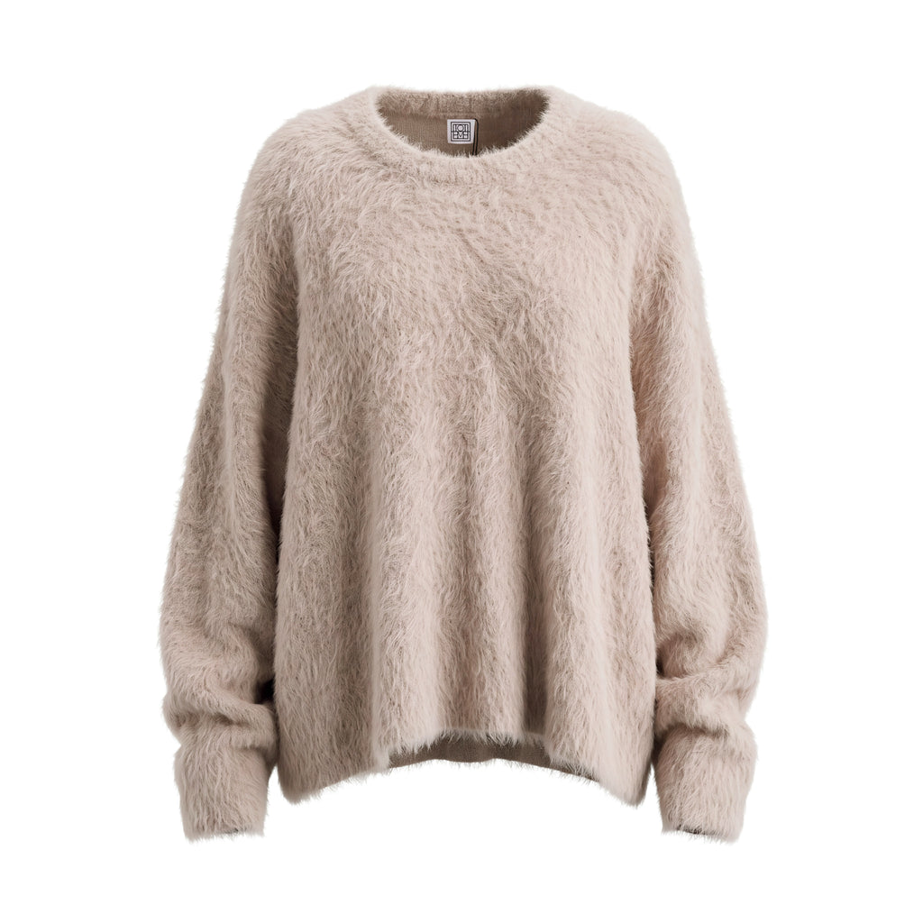 TOTÊME DOUBLE WOOL CASHMERE PULL OVER SWEATER - SIZE M/L