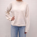 TOTEME OVERSIZED CREAM KNIT SWEATER - SIZE XS