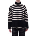 TOTEME STRIPED OVERSIZED SWEATER - SIZE XXS