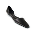 TOTÊME THE ASYMMETRIC D'ORSAY FLAT IN LEATHER - SIZE 42