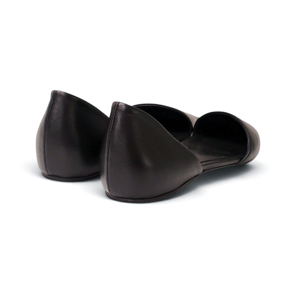 TOTÊME THE ASYMMETRIC D'ORSAY FLAT IN LEATHER - SIZE 42