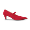 TOTÊME THE MARY JANES SUEDE IN RED - SIZE 39