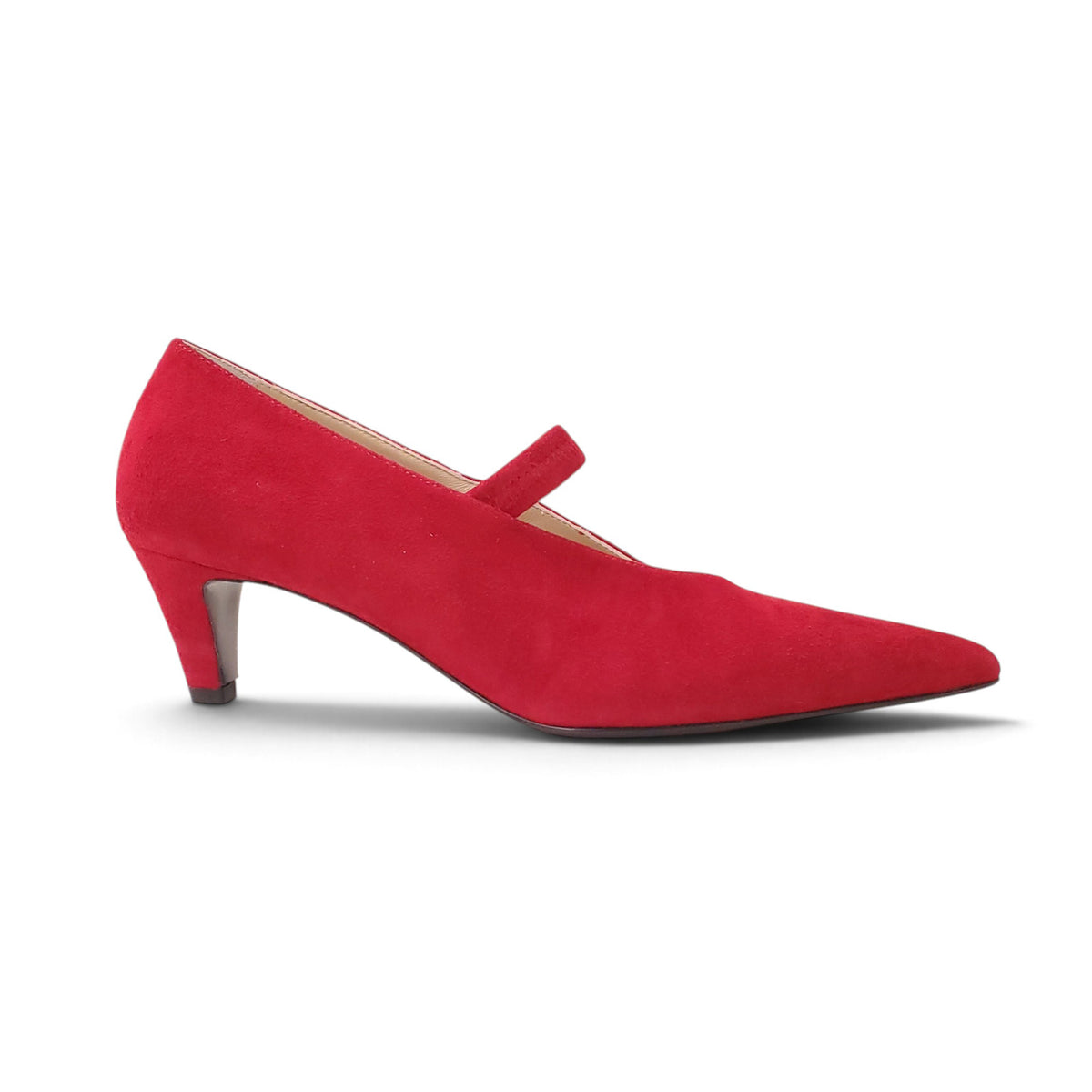 TOTÊME THE MARY JANES SUEDE IN RED - SIZE 39