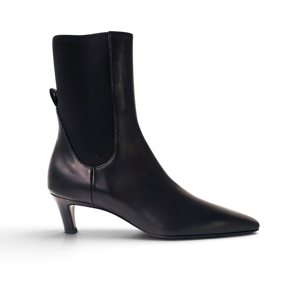 TOTÊME THE MID HEEL LEATHER BOOT - SIZE 39