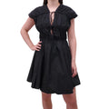TOVE BLACK COTTON DRESS - SIZE 40