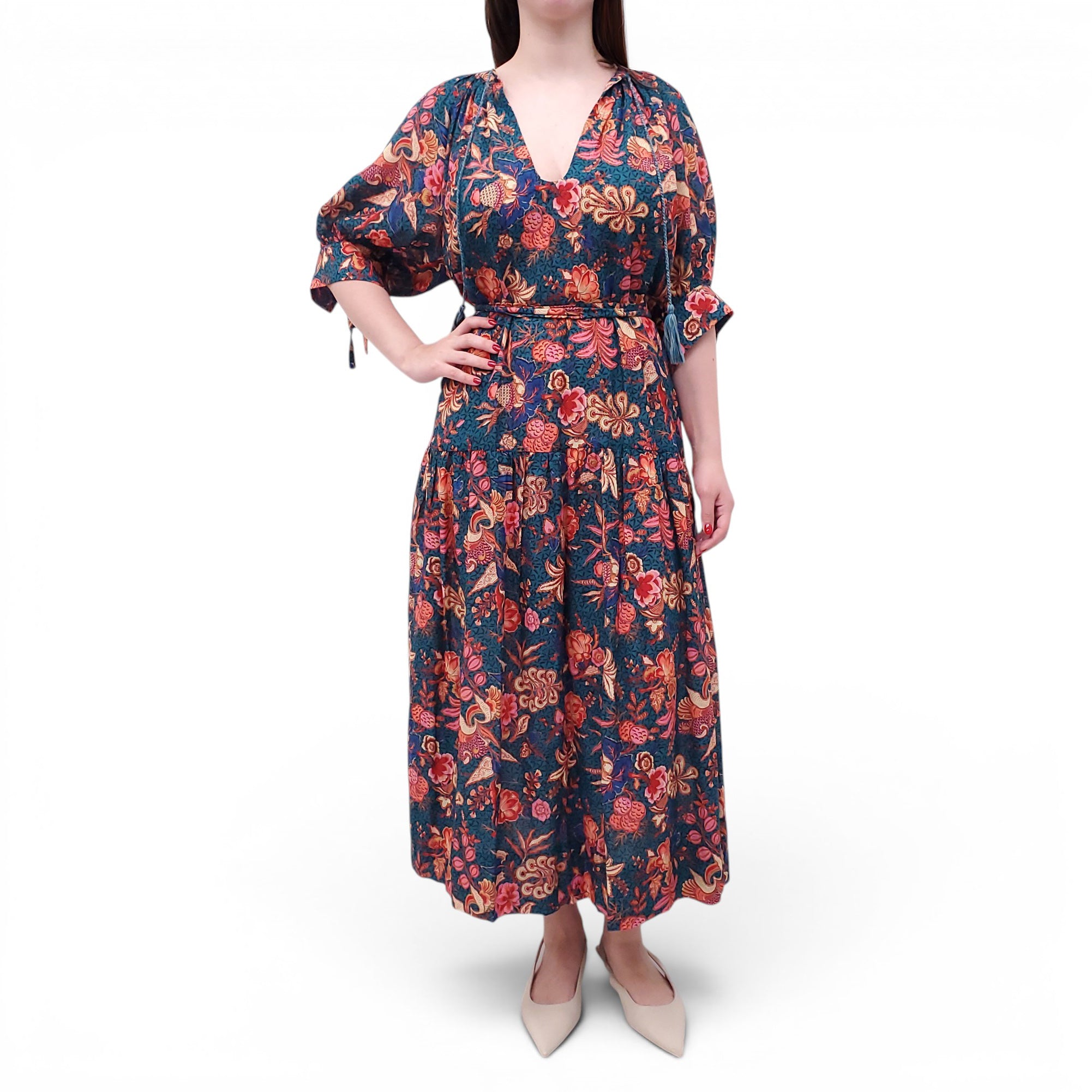 ULLA JOHNSON 'SELENA' COVER-UP DRESS - SIZE L