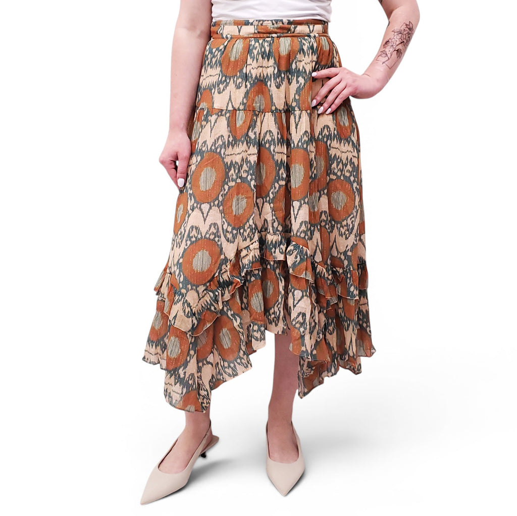 ULLA JOHNSON 'VARISHA' SKIRT IN 'NIMBUS' - SIZE 4