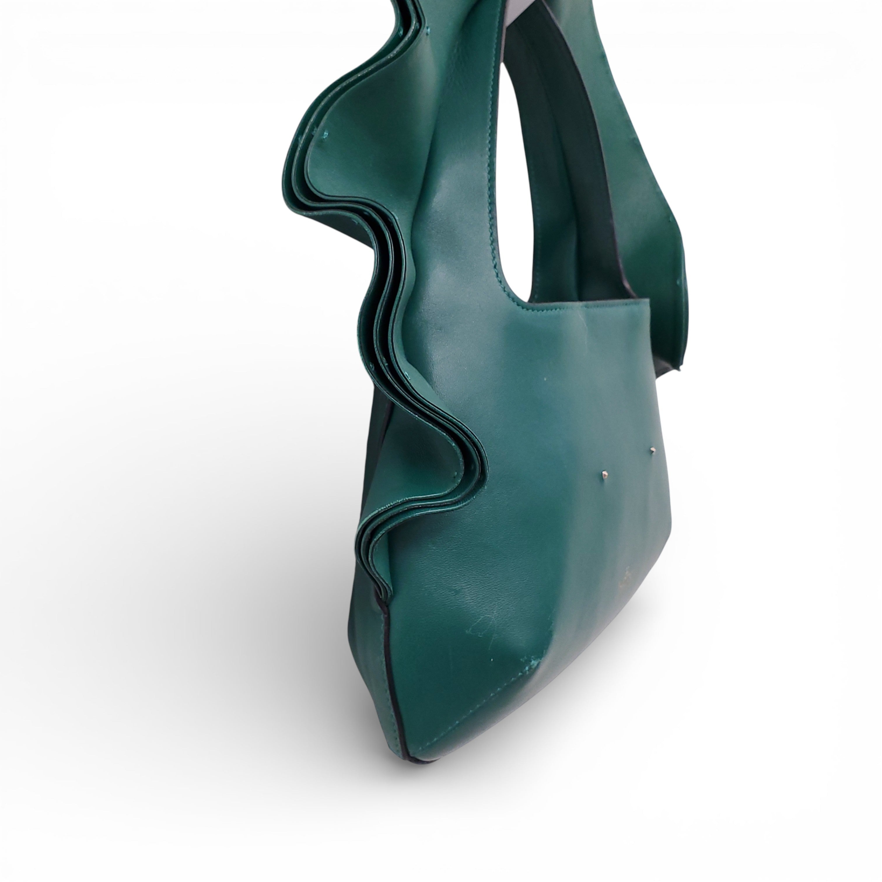 VALENTINO ATELIER 04 RUCHED RUFFLE HOBO BAG