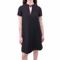 VALENTINO BLACK DRESS WITH TIGER DETAIL - SIZE 6