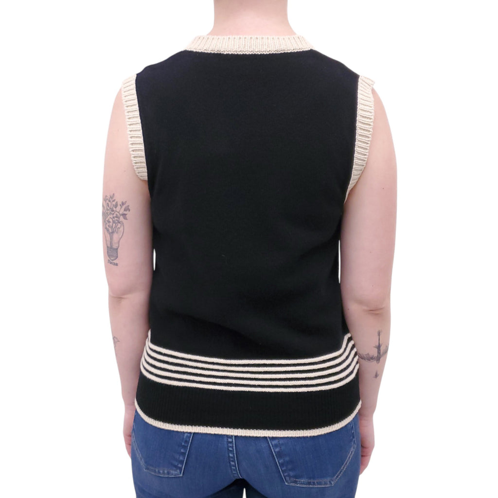 VALENTINO CAT LOGO VEST - SIZE M