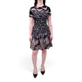 VALENTINO FLORAL EMBROIDERED DRESS - SIZE M