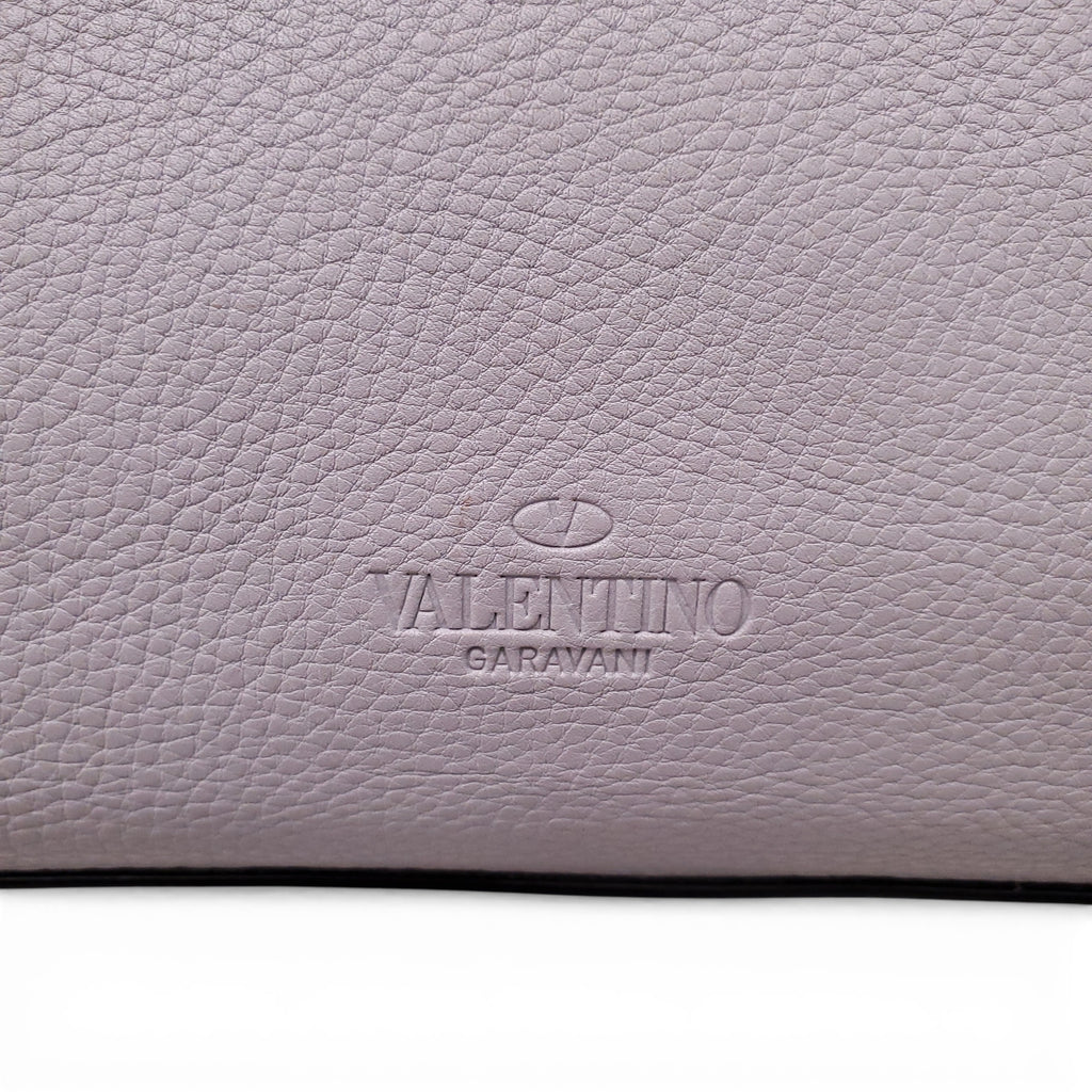 VALENTINO GREY ROCKSTUD TOTE