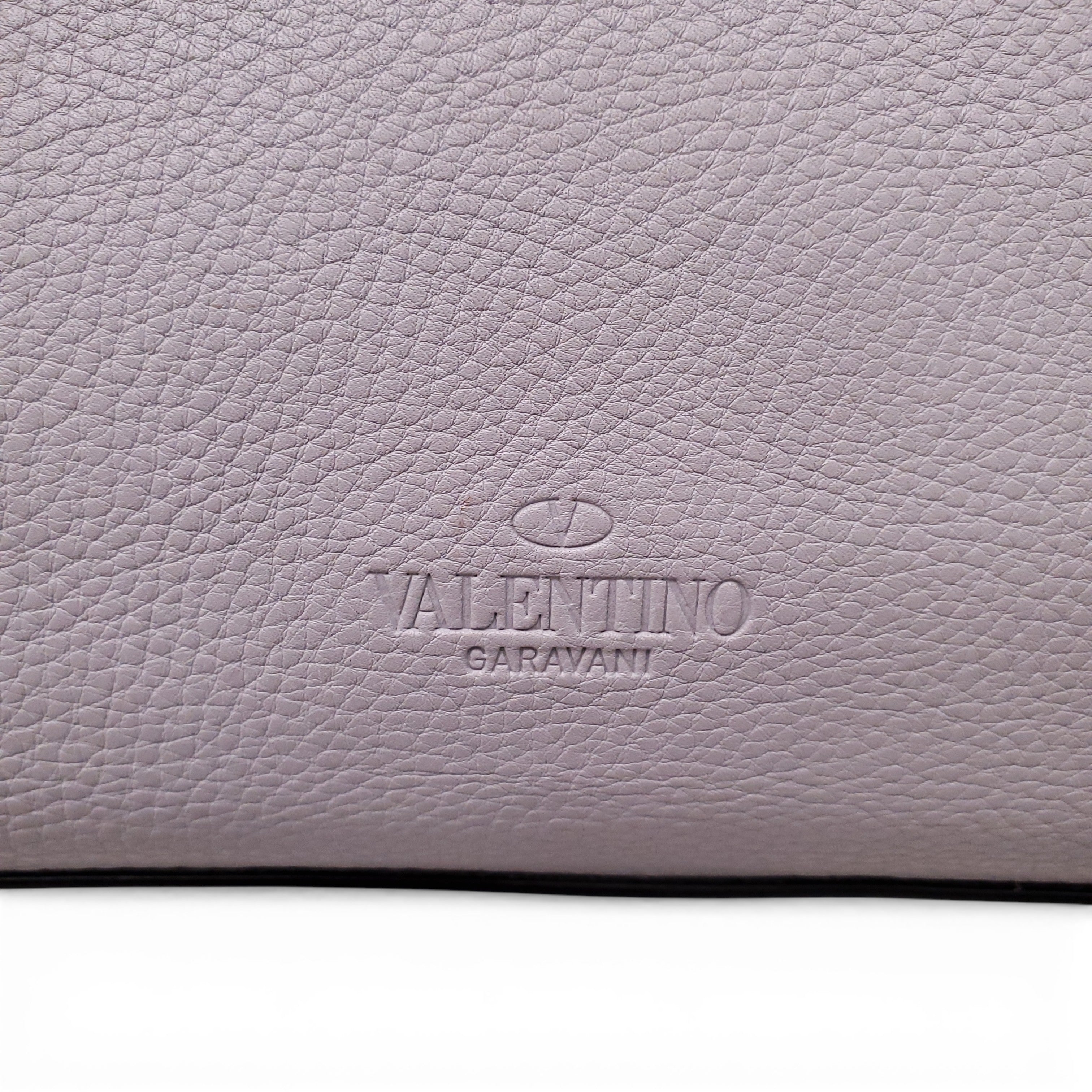 VALENTINO GREY ROCKSTUD TOTE