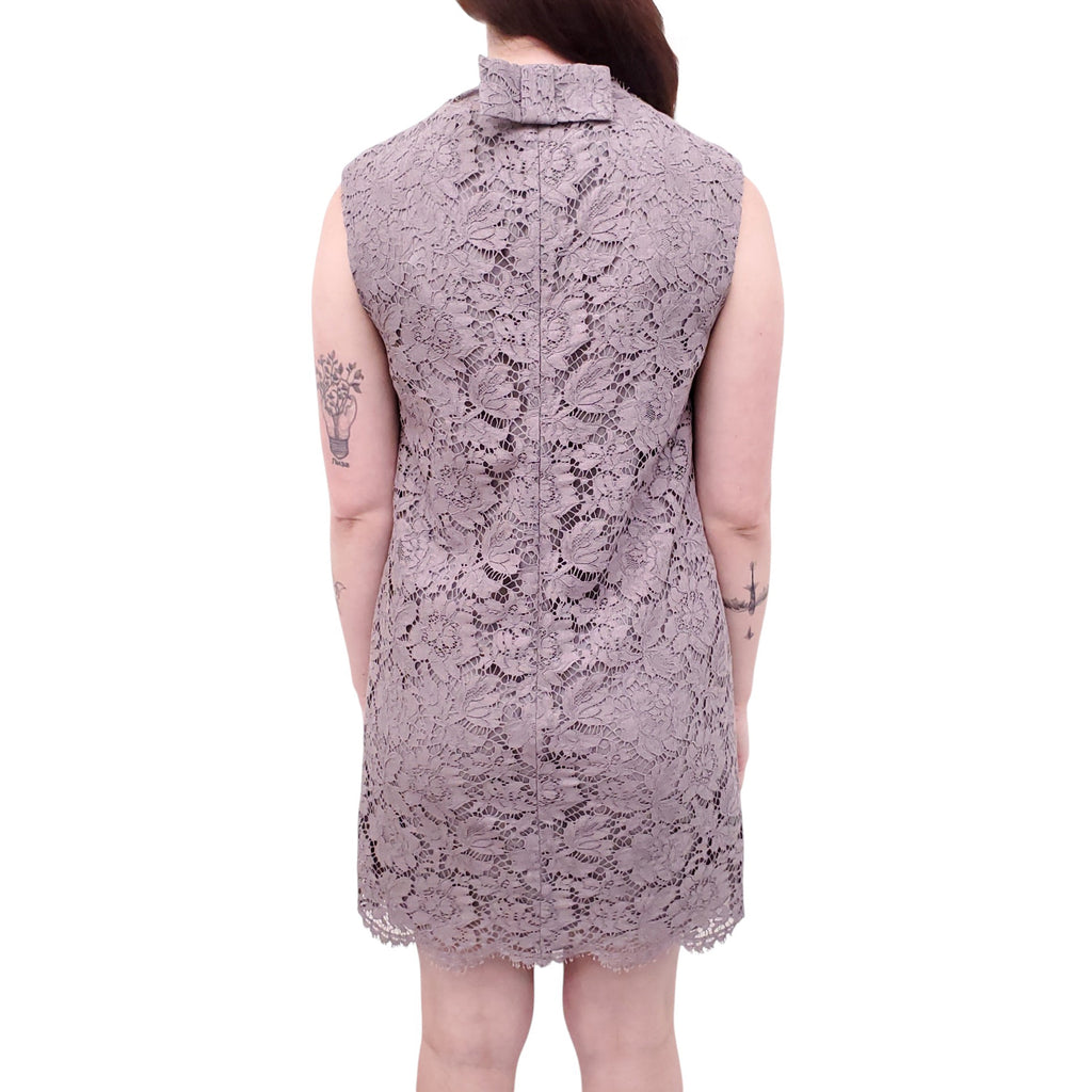 VALENTINO LILAC LACE DRESS - SIZE 42