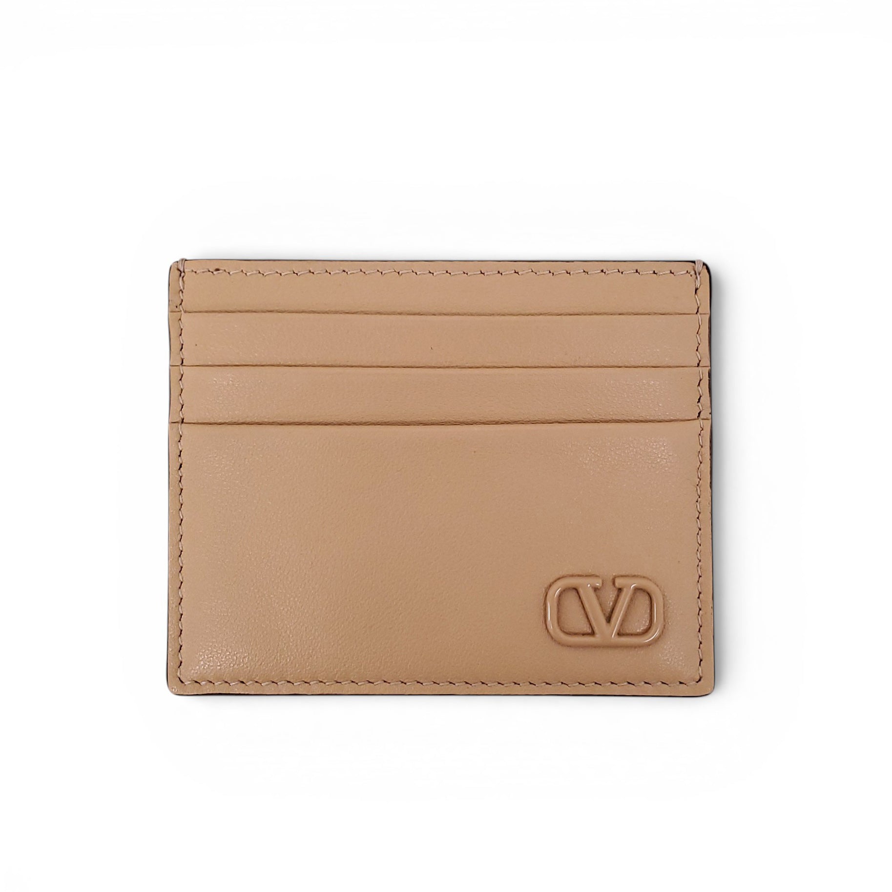 VALENTINO NUDE LOGO CARD HOLDER