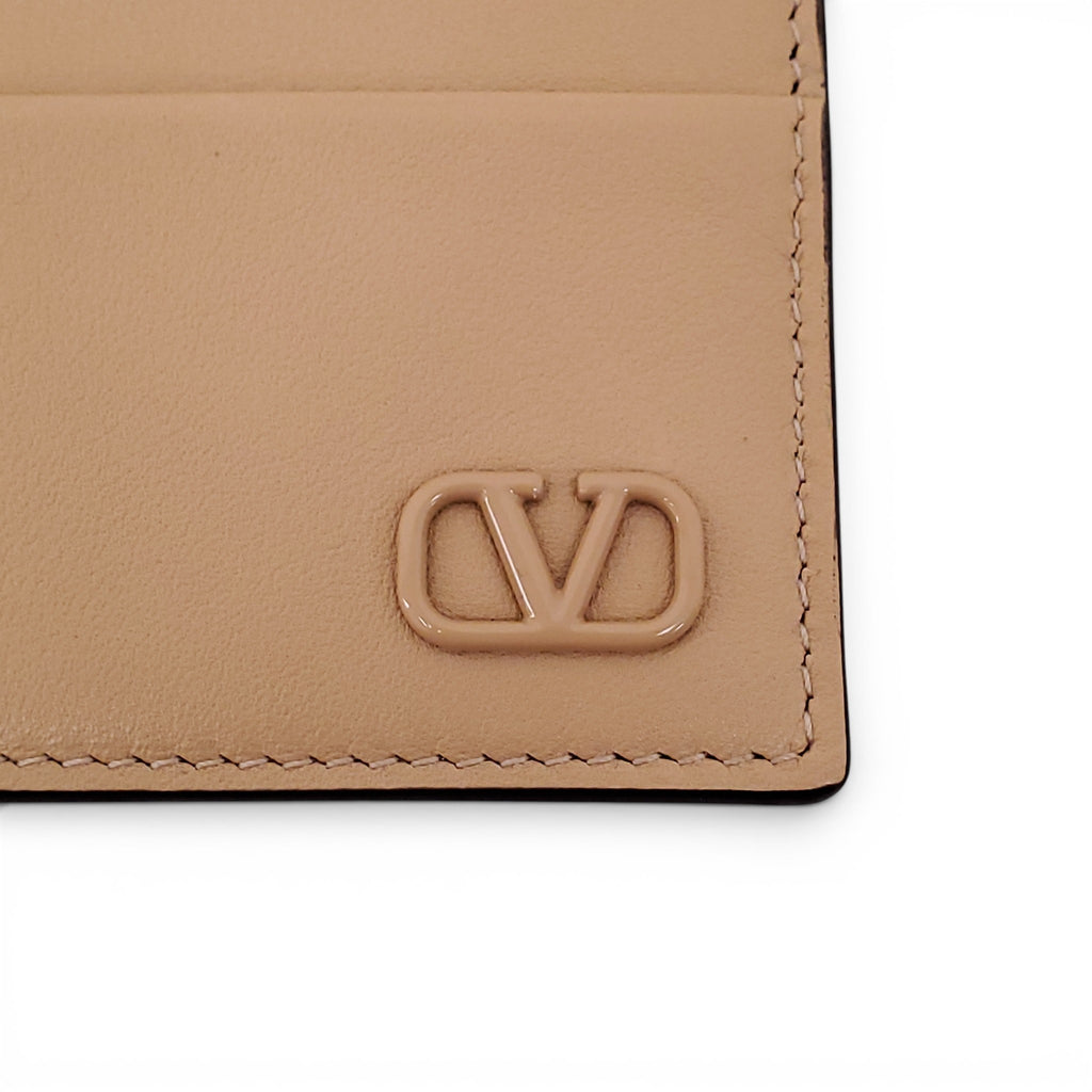 VALENTINO NUDE LOGO CARD HOLDER