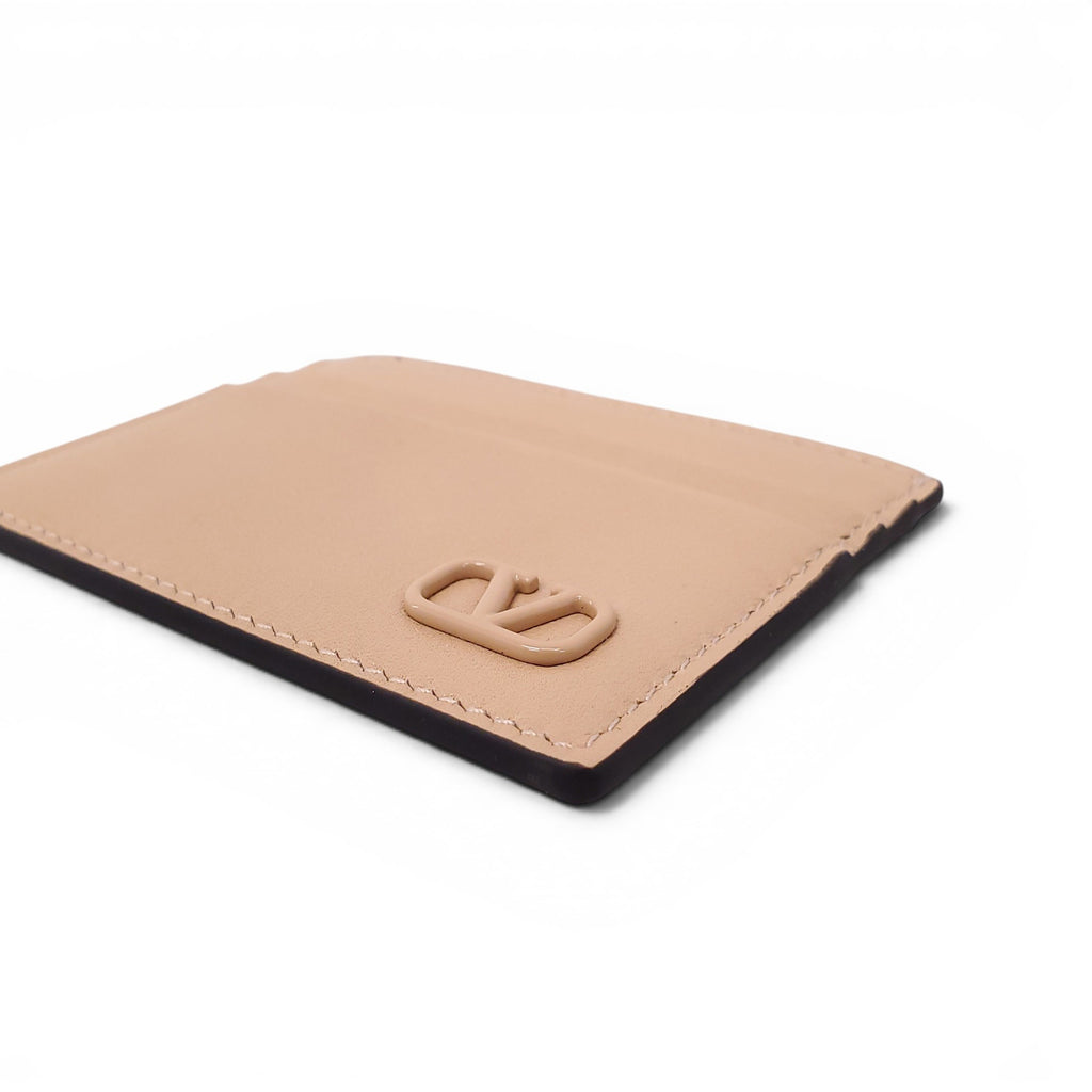 VALENTINO NUDE LOGO CARD HOLDER