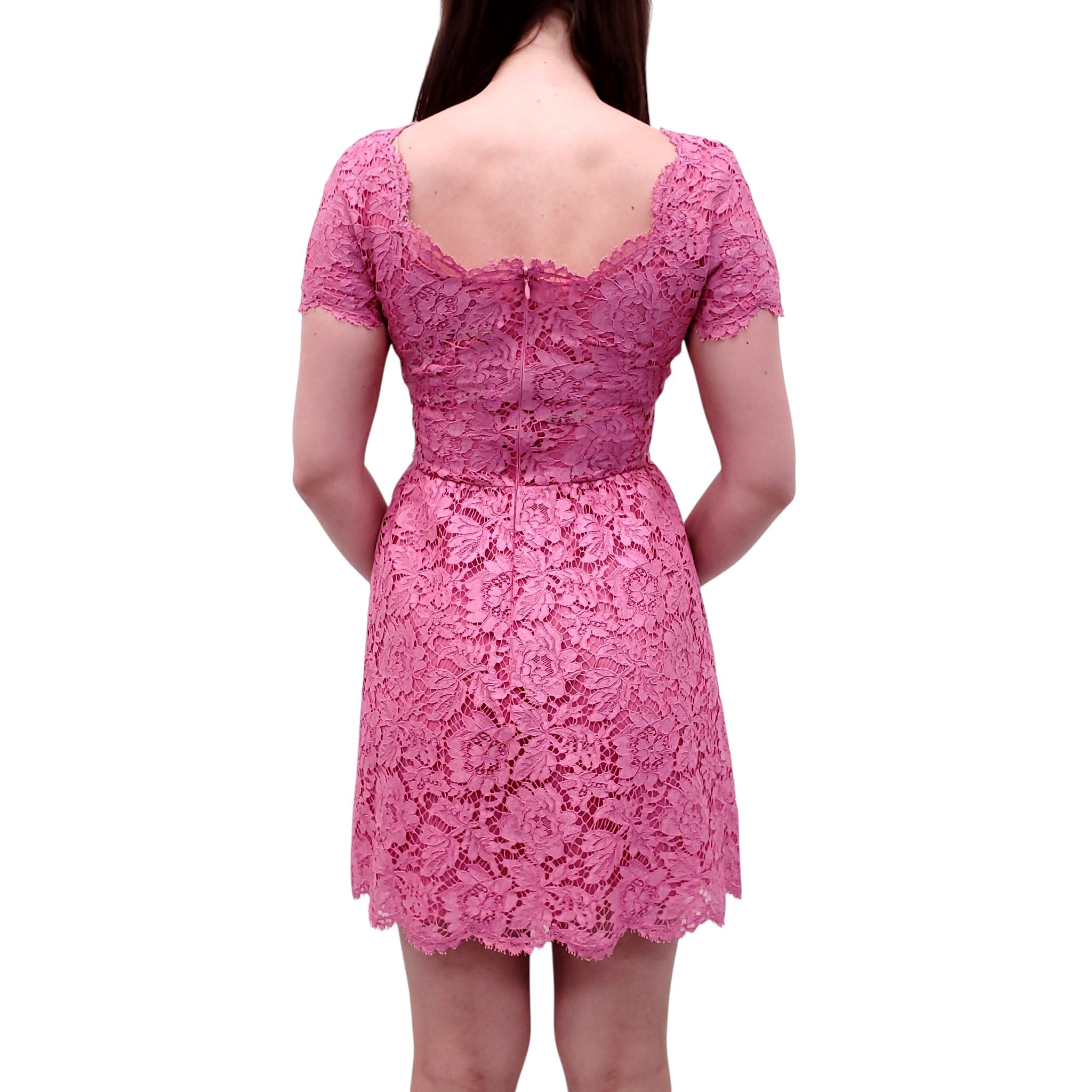 pink lace valentino dress Valentino Kaftan Pink Heavy Lace DRESS- With Tags- RRP$4,300 AUD
