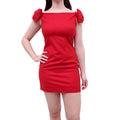VALENTINO RED BOW DRESS - SIZE 6