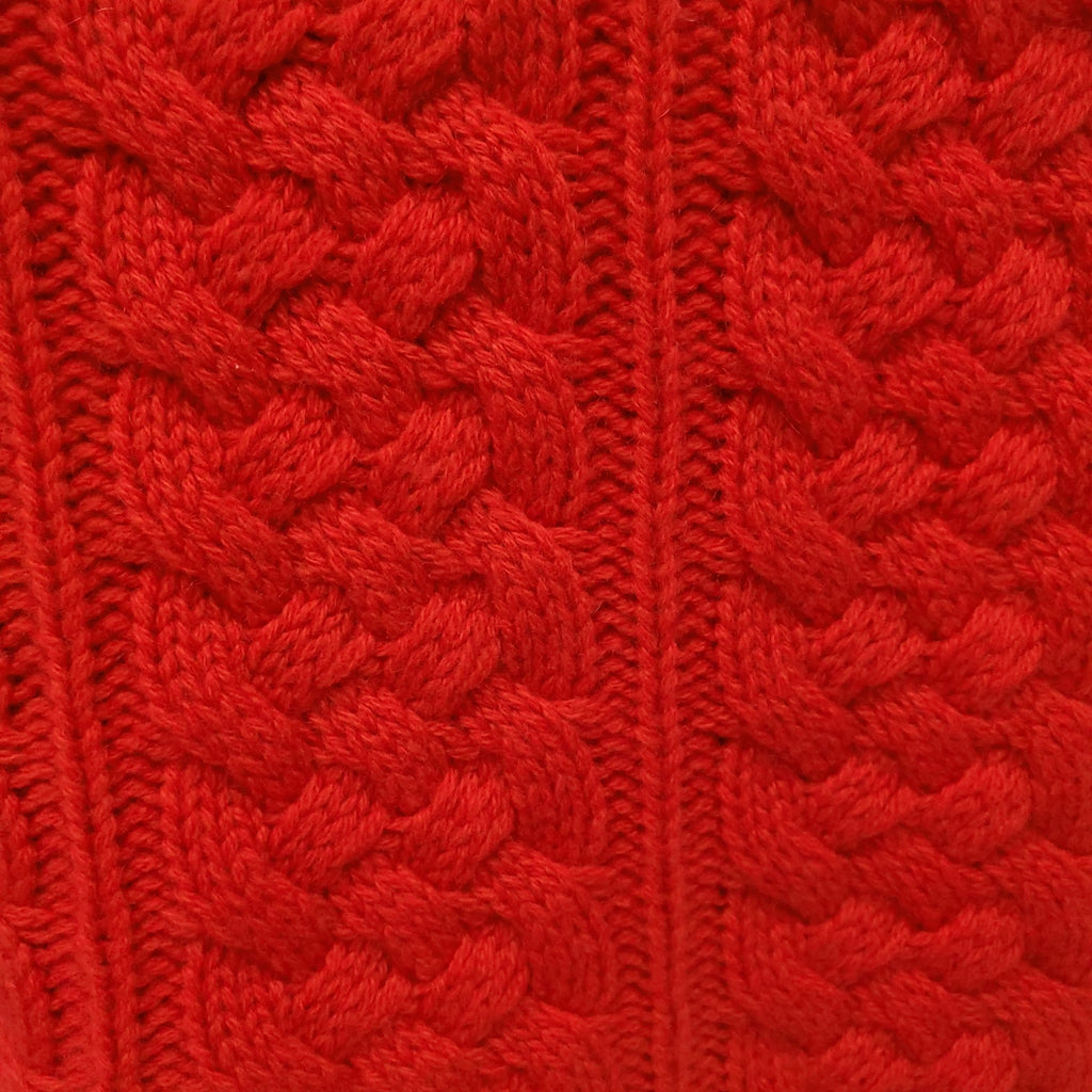 VALENTINO RED KNIT SWEATER - SIZE S