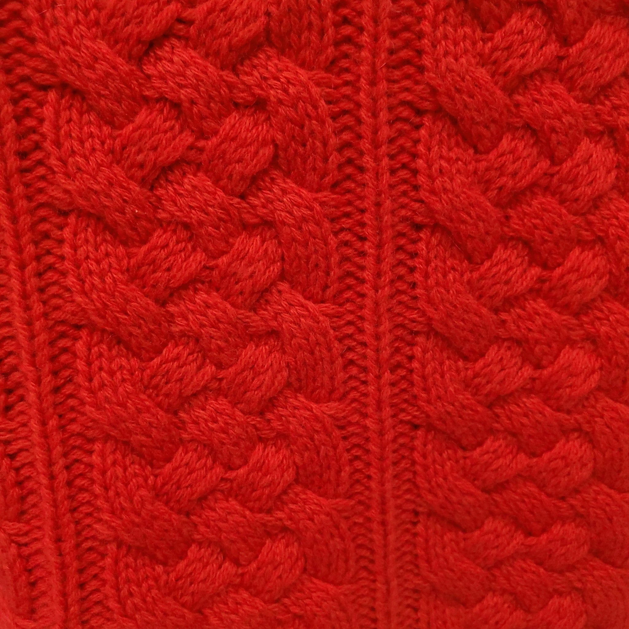 VALENTINO RED KNIT SWEATER - SIZE S
