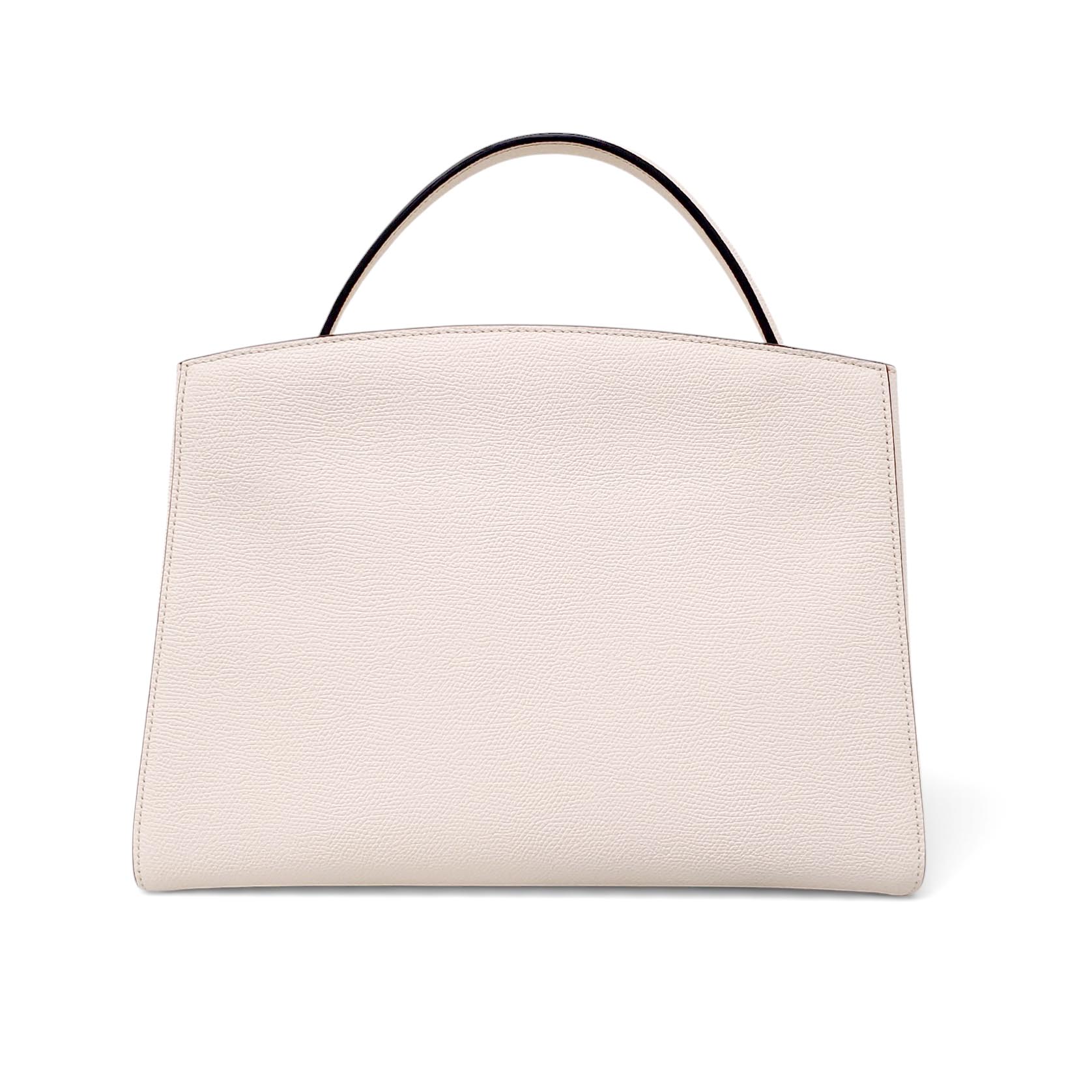 VALEXTRA MEDIUM CREAM BRERA PURSE