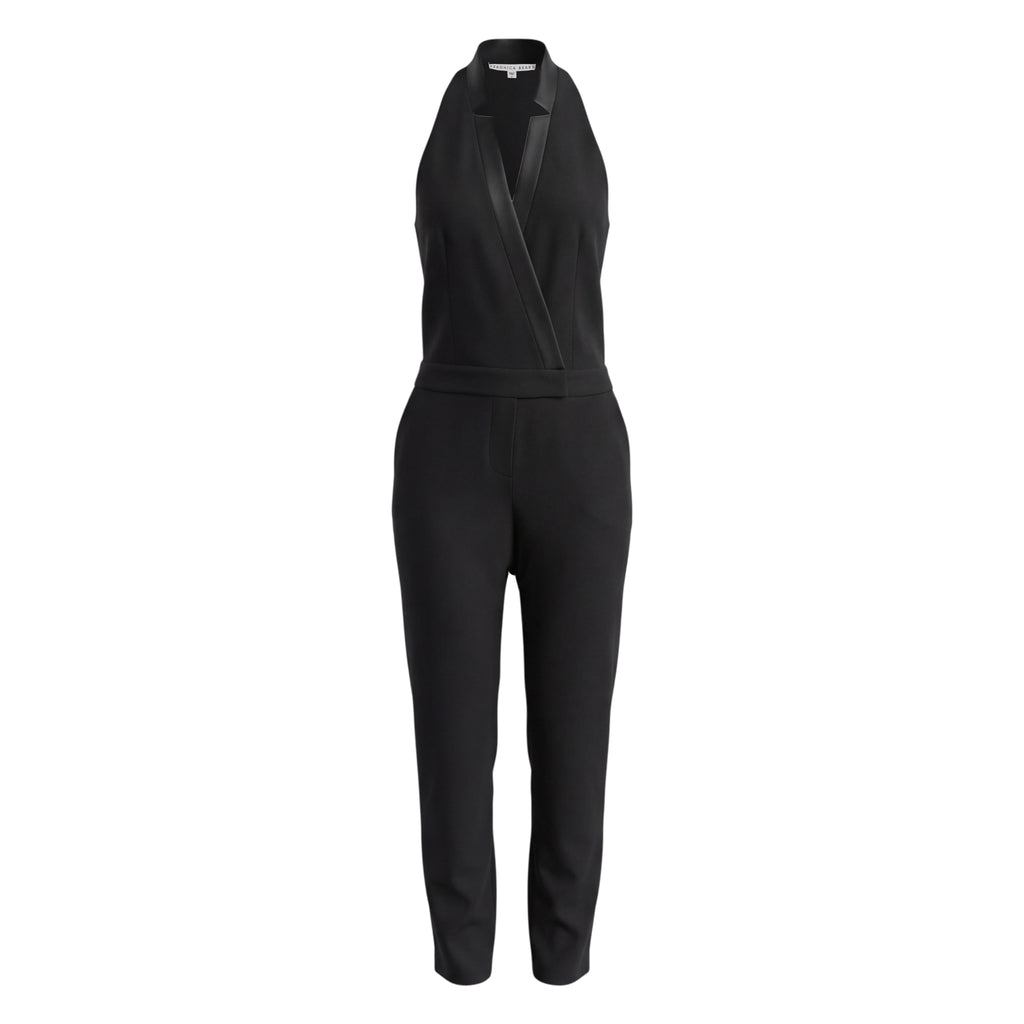 VERONICA BEARD BLACK TUXEDO JUMPSUIT - SIZE 2