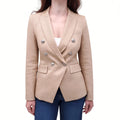 VERONICA BEARD CAMEL DICKIE LINEN JACKET - SIZE 0