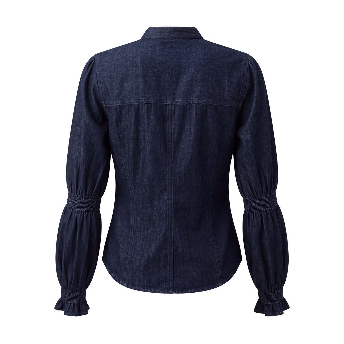 VERONICA BEARD DENIM BLOUSE - SIZE 6