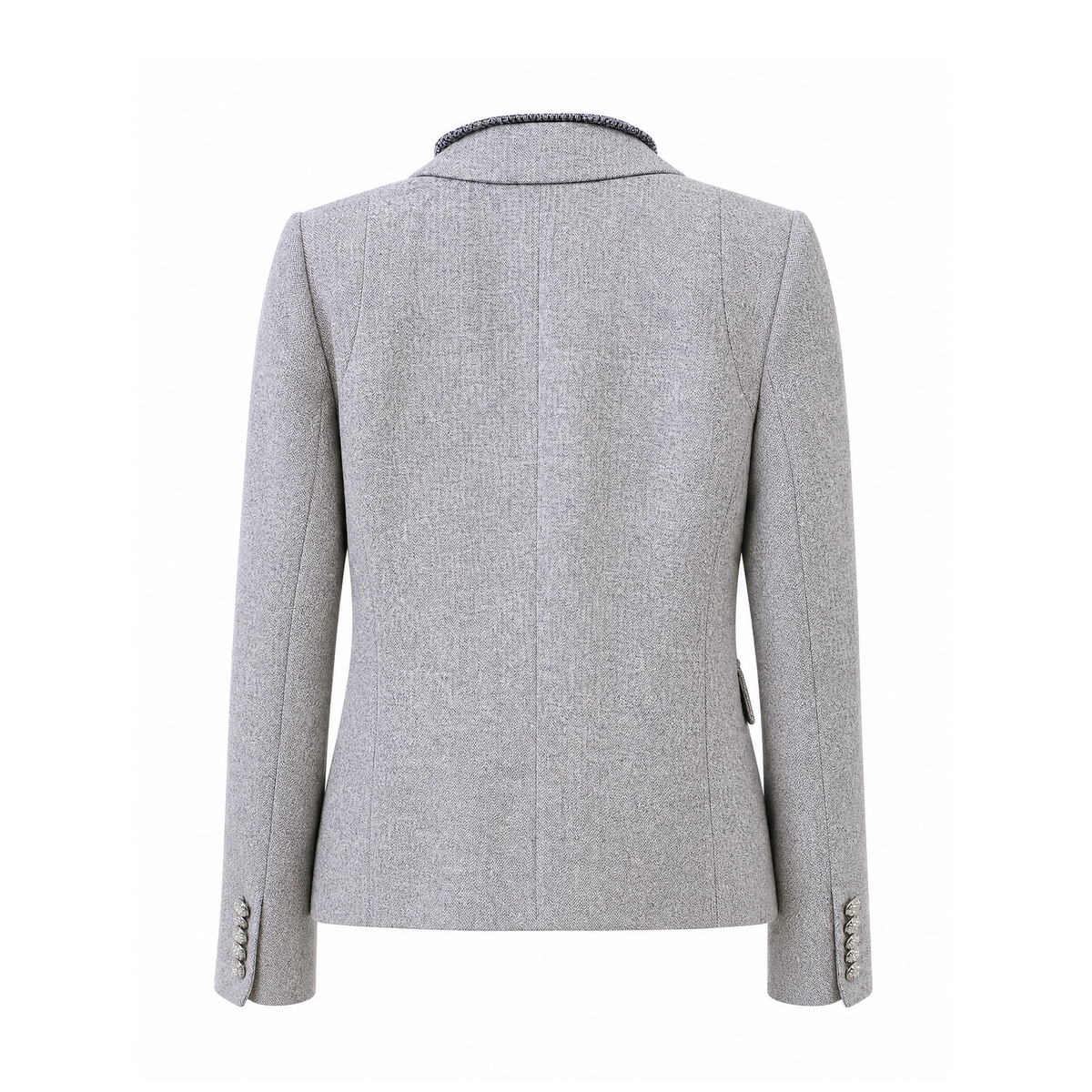 VERONICA BEARD GREY BLAZER WITH DICKIE INSERT - SIZE 4