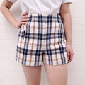 VERONICA BEARD PLAID SHORTS - SIZE 6