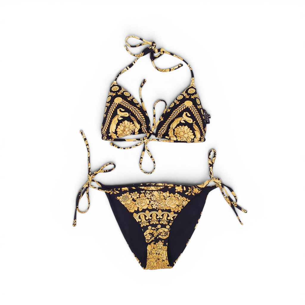 VERSACE BAROQUE PRINT BIKINI - SIZE 2