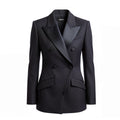 VERSACE BLACK TUXEDO BLAZER - SIZE 40