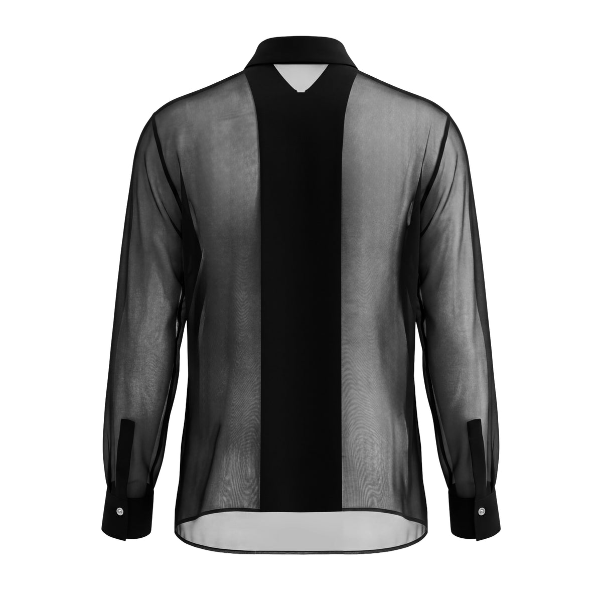 VERSACE EMBELLISHED GEORGETTE BLOUSE - SIZE 40