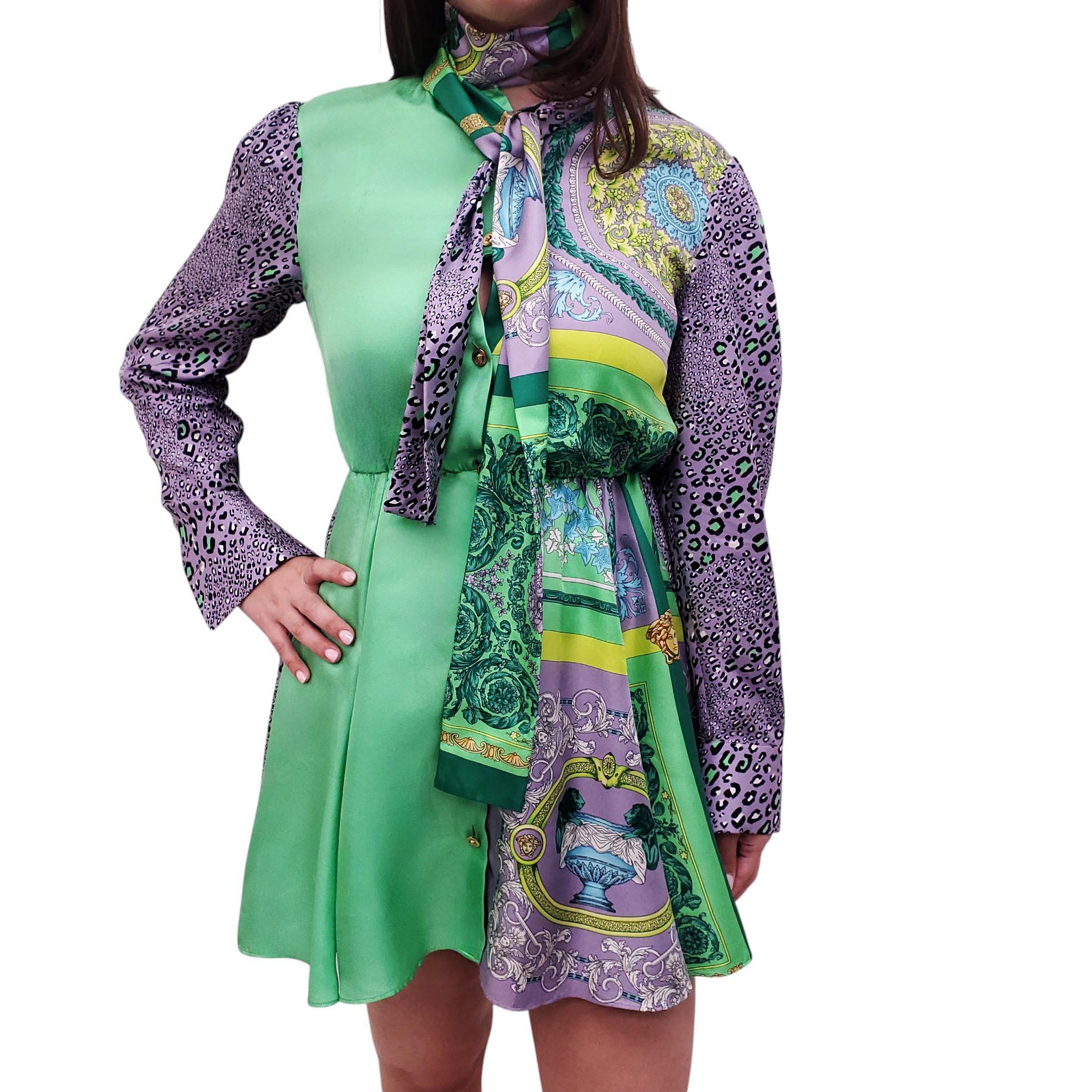 green leopard silk dress Green Leopard Dress 100% Silk shop.lejudesigns