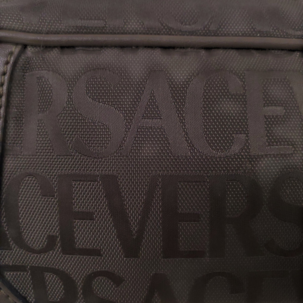 VERSACE GREEN MONOGRAM CROSSBODY BAG