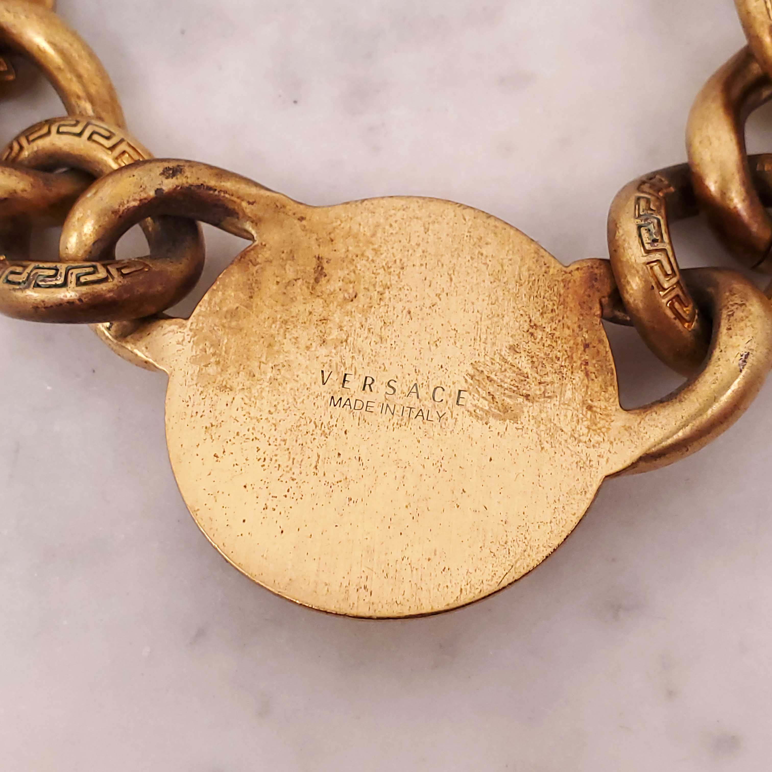VERSACE MEDUSA GOLD NECKLACE