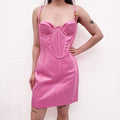 VERSACE PINK MEDUSA MINI DRESS - SIZE 42