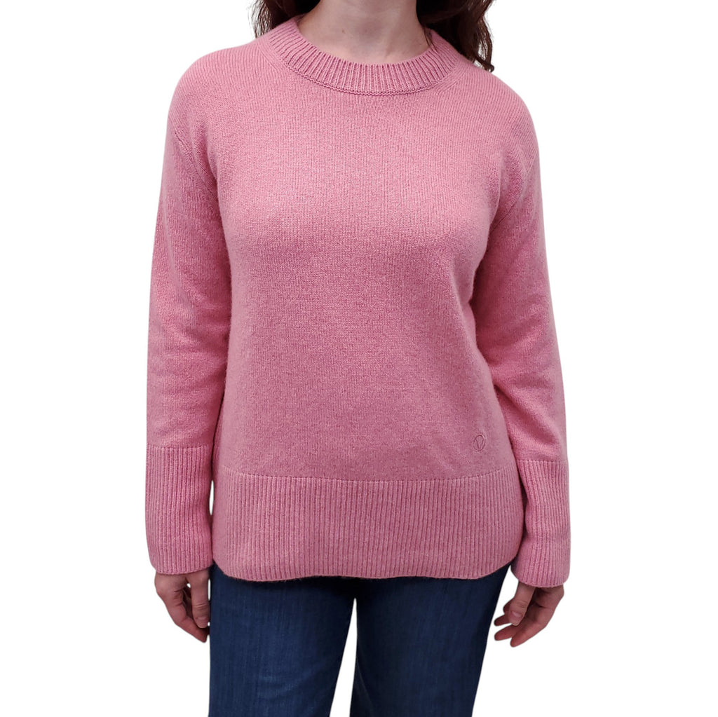 VINCE PINK CASHMERE SWEATER - SIZE S