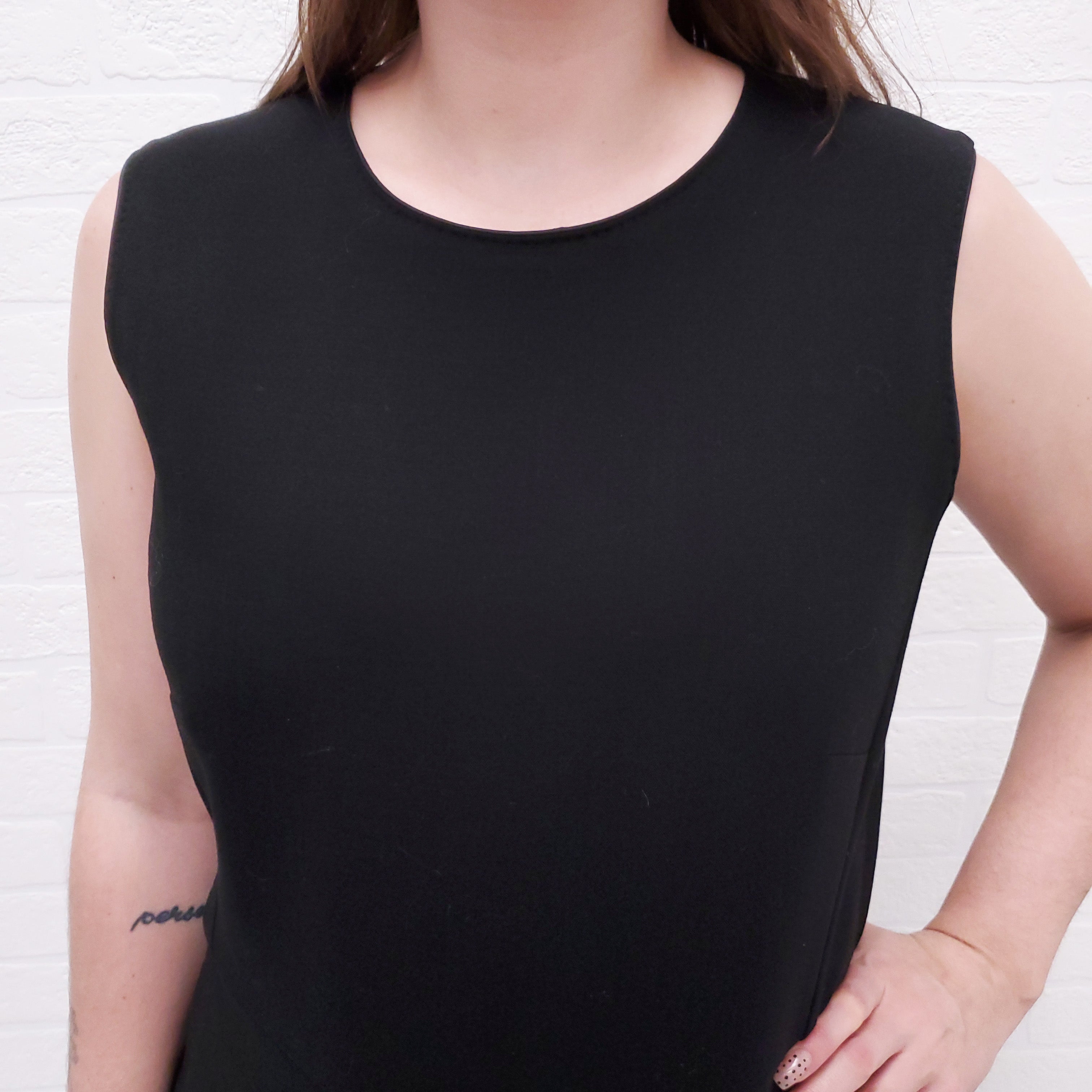 WEEKEND MAX MARA BLACK DRESS - SIZE 14