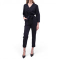 XIRENA BLACK JUMPSUIT WITH BELT - SIZE S