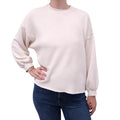 XIRENA CREAM RAW HEM HONOR SWEATSHIRT - SIZE XS