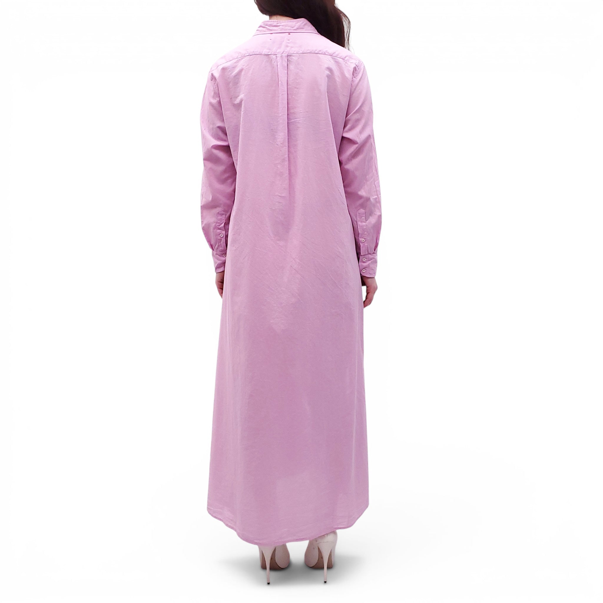 XIRENA PINK COTTON MAXI DRESS - SIZE XS