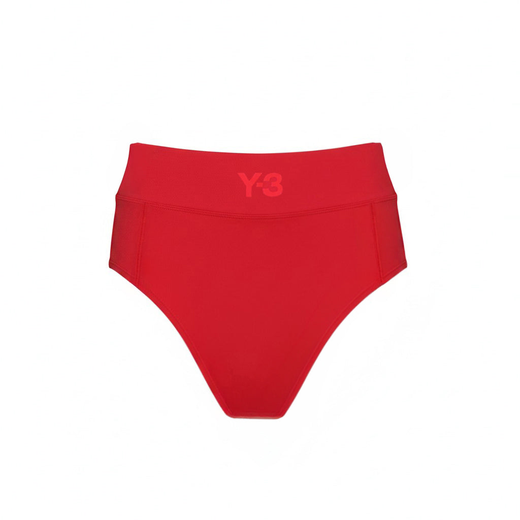 Y-3 ADIDAS RED LOGO BIKINI WITH ZIPPER - SIZE M/XS