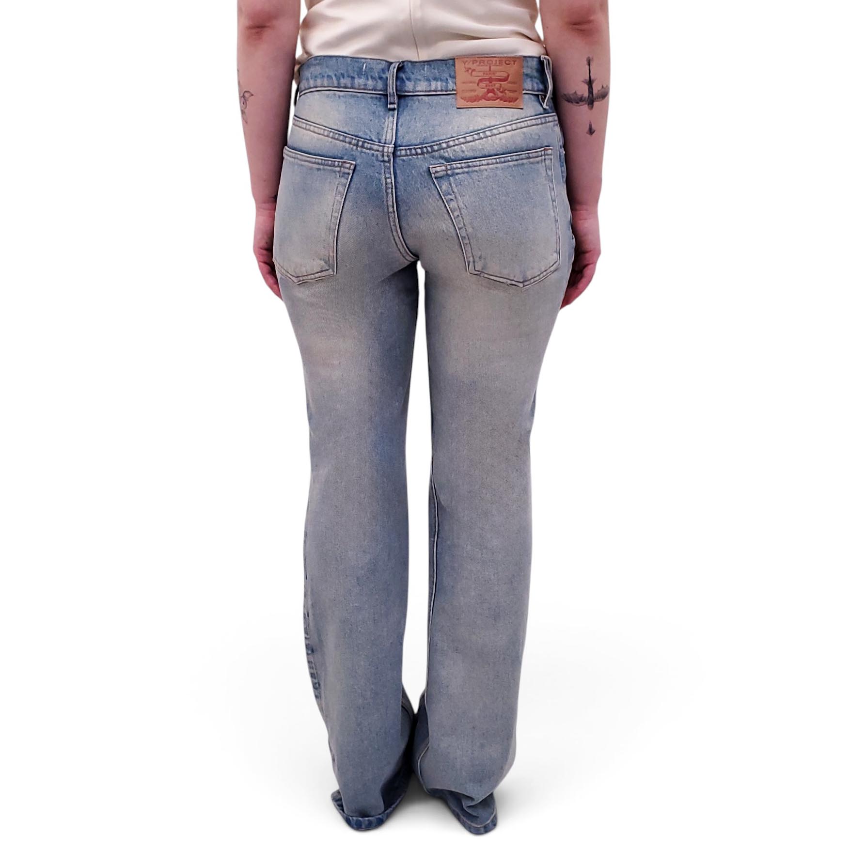 Y/PROJECT DISTRESSED JEANS - SIZE 27