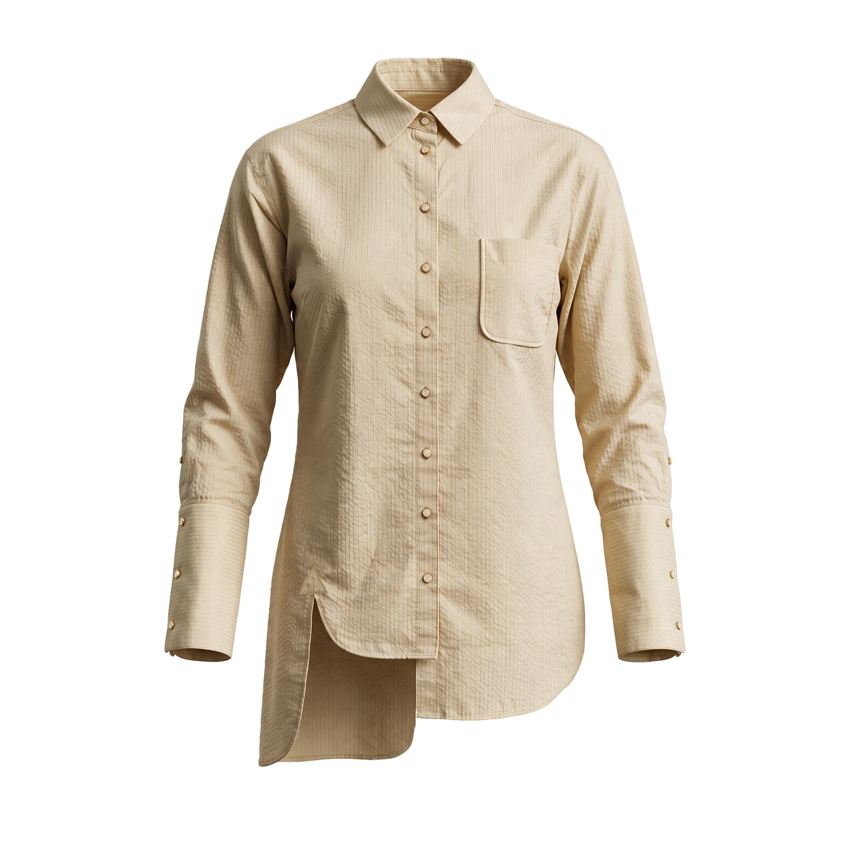 ZIMMERMANN ASYMMETRIC SHIRT - SIZE 0 (US 4)