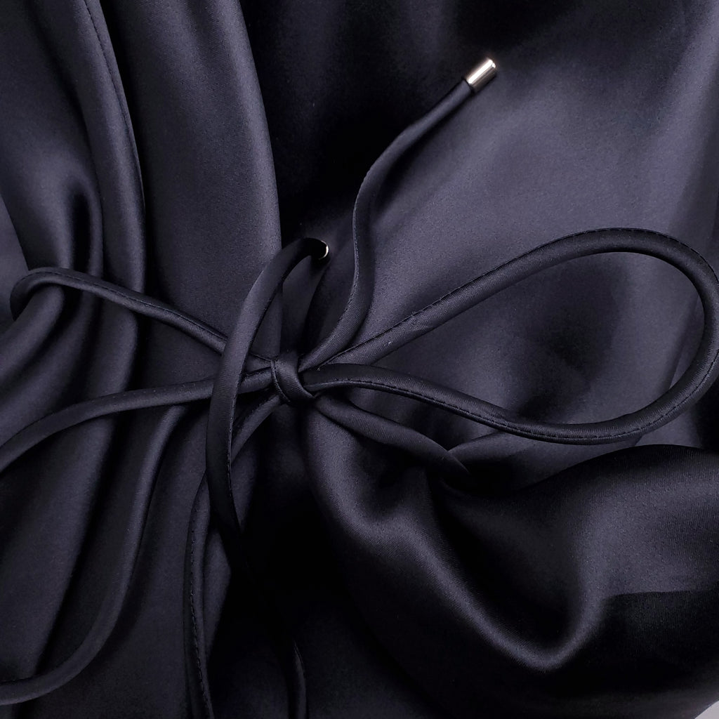 ZIMMERMANN BLACK LUMINOSITY SLIP GOWN - SIZE 0